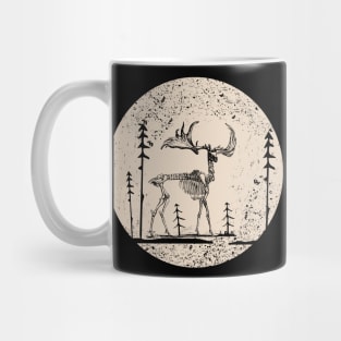 deer skeleton Mug